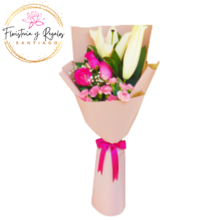 RAMO DE 3 ROSAS 3 LILIUM