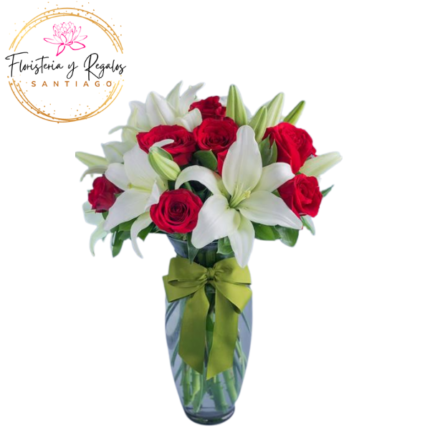 FLORERO DE 6 ROSAS 6 LILIUM