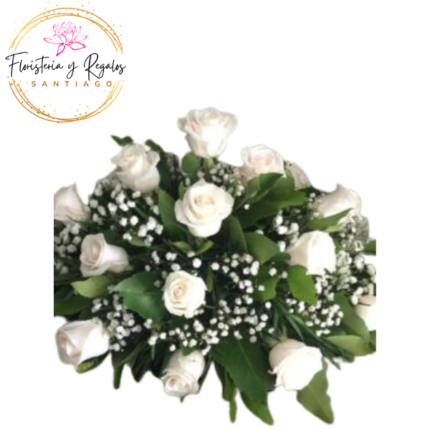 PLATO SEPELIO 12 ROSAS